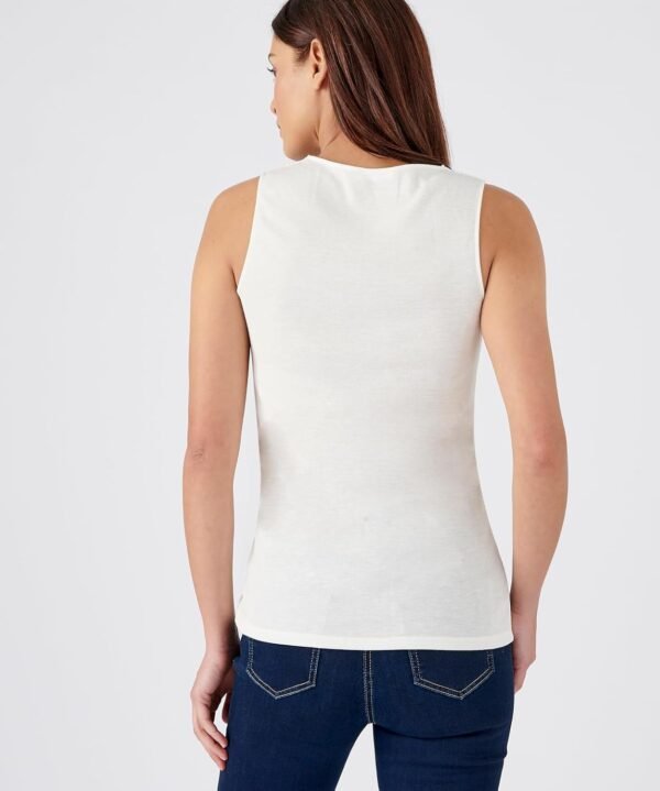 Damart - Débardeur Douceur Soyeuse Thermolactyl Femme Blanc Taille 38-40 (S) – Image 3
