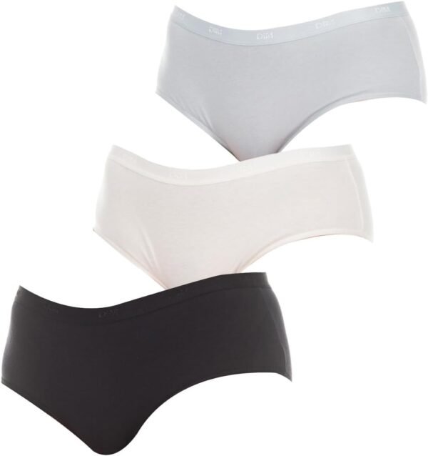 Dim Boxer Femme x3 | Les Pockets Ecodim Toucher Doux | Coton Stretch | Finitions Extra Plates | Confort Quotidien | Multicolore – Image 2