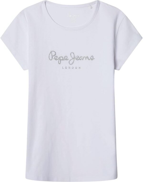 Pepe Jeans Hana Glitter N T-Shirt Fille