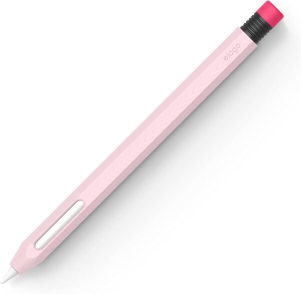 elago Coque Pencil Compatible avec Apple Pencil Pro & 2ème Génération Etui, Compatible avec la Charge Magnétique et Double Tap [Lire OBLIGATOIREMENT Les Instructions D'INSTALLATION] (Rose)
