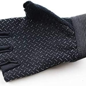 Alternative view of Long Keeper Gants demi-doigt pour les 4-13 ans enfants garçons filles mitaines tactiques sport anti-dérapantes