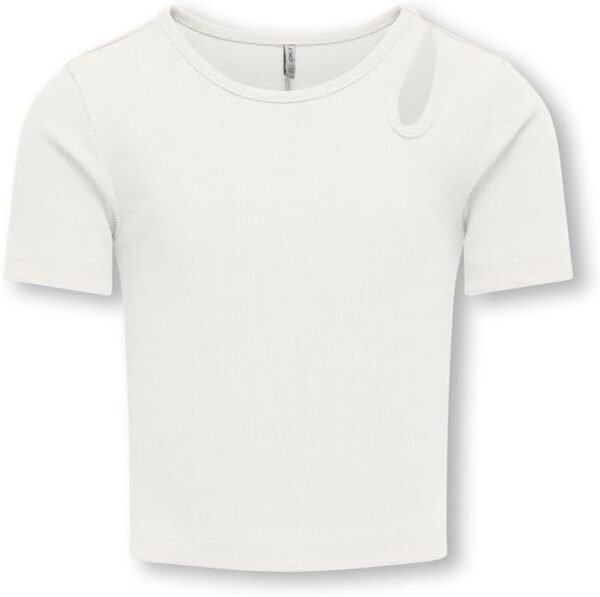 KIDS ONLY Kognessa S/S Cut Out Top Box JRS Noos T-Shirts Fille