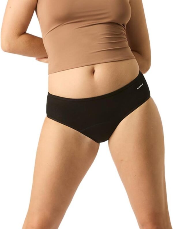 Modibodi | Basic Mid-Rise Brief Moderate-Heavy | Culotte Menstruelle | sous vêtements Féminins 15 ML