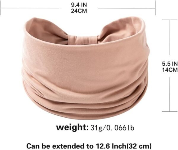 Thayakii Bandeau de sport pour femme - Bandeau élastique - Absorbe la transpiration - Bandeau de fitness tendance pour l'extérieur – Image 6
