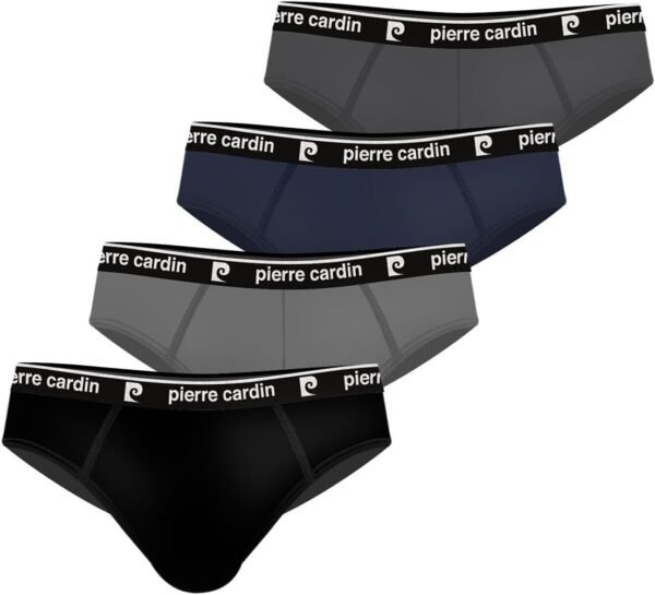 Slip Homme Coton, sous-vêtements Homme, Hypoallergénique, Maintien sans comprimer (Lot de 4)