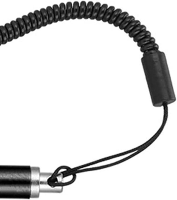 Risegun Stylet Tactile, Stylet de Peinture à Écran Stylus Pen Stylo Résistif avec Corde de Printemps pour Navigateur POS PDA (Noir) – Image 9