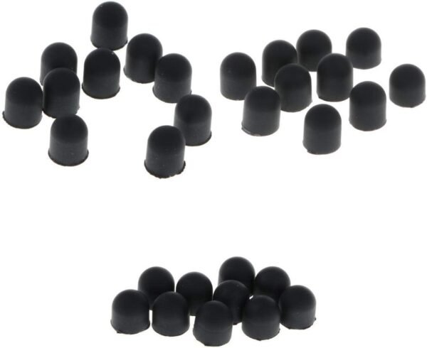 Almencla 30pcs Pointe de Stylet Embouts de Rechange en Silicone pour Capacitif Stylus Stylo Écran Tactile
