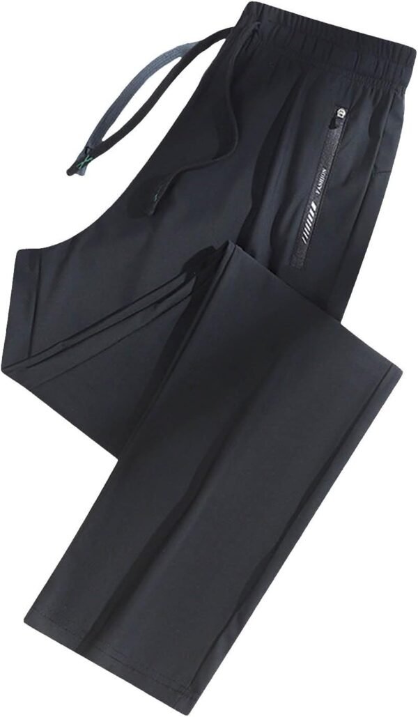 Unisexe Pantalons de Sport Taille Elastique été Ample Casual Pantalon Jogging pour Homme et Femme Grande Taille Décontracté Cordon Sweatpants – Image 2