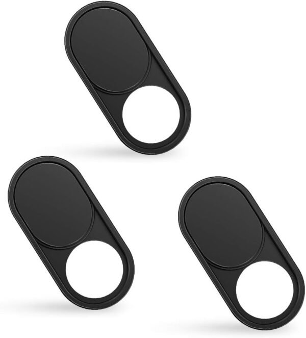 imluckies Cache Webcam [3 pcs], Ultrafin Webcam Cover pour MacBook Pro, MacBook Air, PC, Portable, iMac, iPad, iPhone, Tablettes, Obturateur Webcam, Cache Caméra