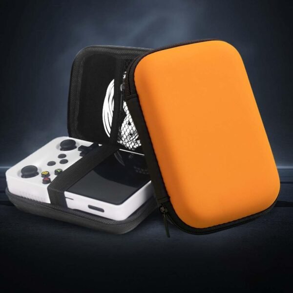 Coque pour disque dur externe Sac Disque Dur pour 2.5'' disque dur Portable HDD SSD Étui case Compartiments Intérieurs avec Proche Filet Disque dur Protection Sac Antichoc Rigide Coque, couleur orange – Image 6