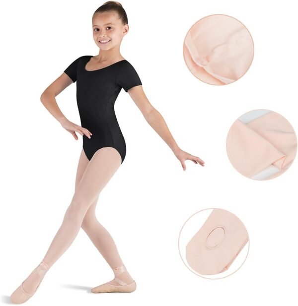 Bezioner Collants de Danse pour les Filles Femmes pour Ballet Yoga Gymnastique Convertible – Image 3