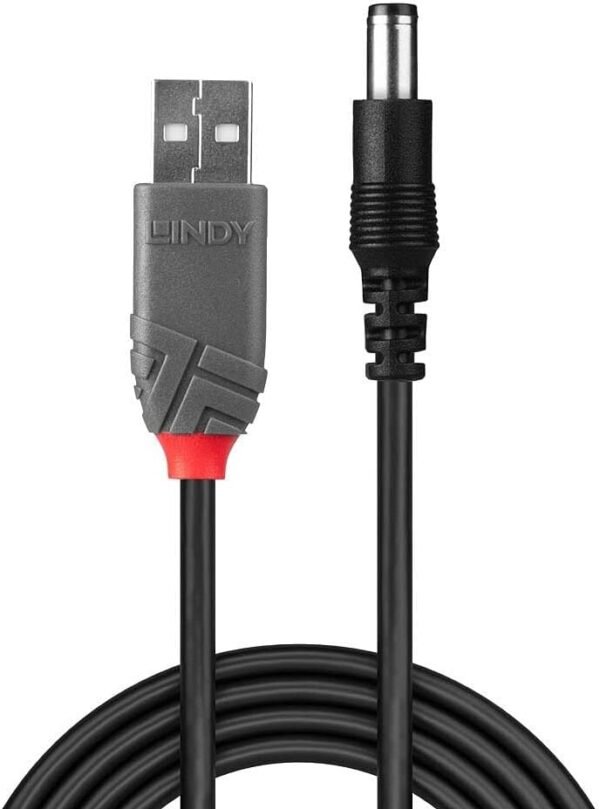 Câble USB DC LINDY 70267 Noir 1,5 m (1 Unités) – Image 2