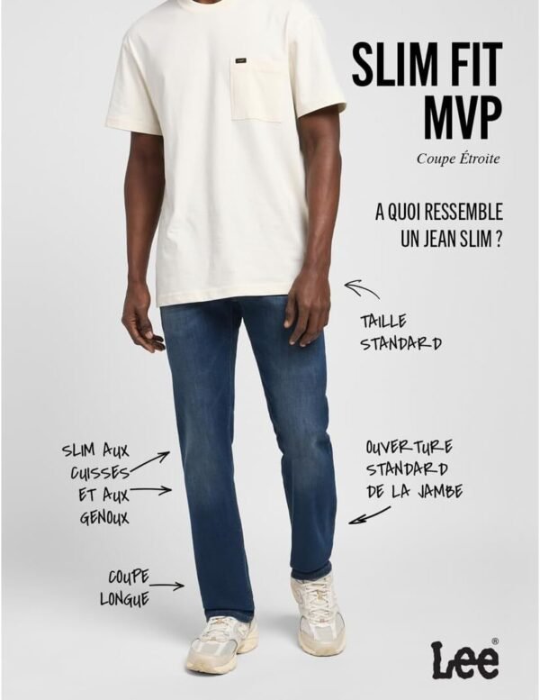 Lee Slim Fit MVP Jeans Homme – Image 3