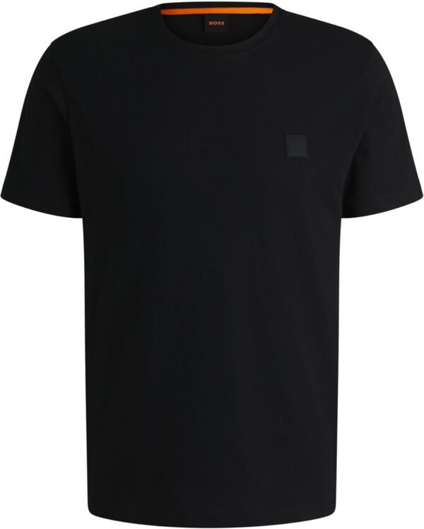 BOSS Hommes Tales T-Shirt en Jersey de Coton avec Patch Logo – Image 2