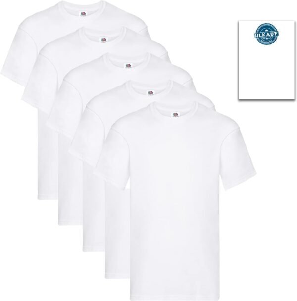 Fruit of the Loom Original T T-Shirt (Lot de 5) Homme – Image 2