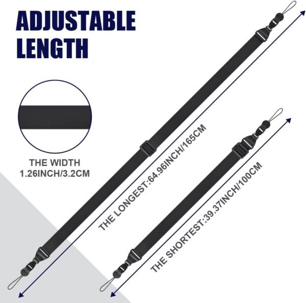 AMFUN Bandoulière Universelle pour Tablette, Bandoulière de Rechange pour Tablette Réglable, Tablette Sangle D'Épaule de Lanière en Nylon Cou Sangle pour ipad/Samsung/Tablette/Caméra – Image 2