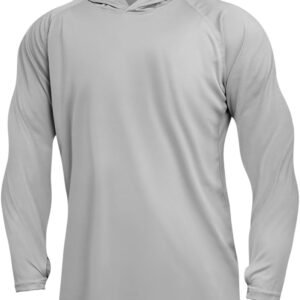 DiULi Veste Anti-UV Homme à Capuche - Manches Longues Respirantes UPF50+, Léger & Rapide Séchage, Parfait pour Randonnée, Voyage et Sport