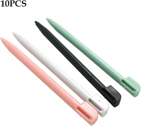 Modonghua Lot de 10 stylets universels capacitifs pour écran tactile NDSL pour 3DS XL pour NDS pour ND SI XL (Noir) – Image 8