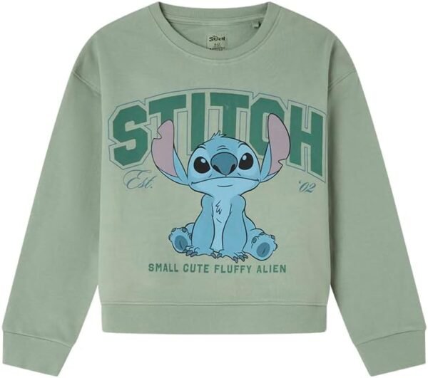 Springfield Boxy Fit Licensed Sweatshirt Lilo Stitch Maillot de survêtement Fille