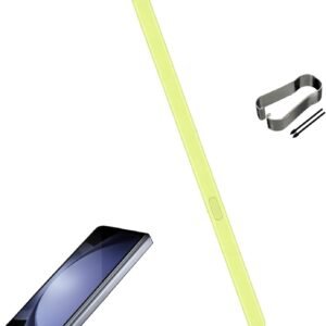 Samsung Galaxy Z Fold5 Stylo Fin S Pen - Édition Slim pour Z Fold 5G avec Embouts Gratuits - Jaune