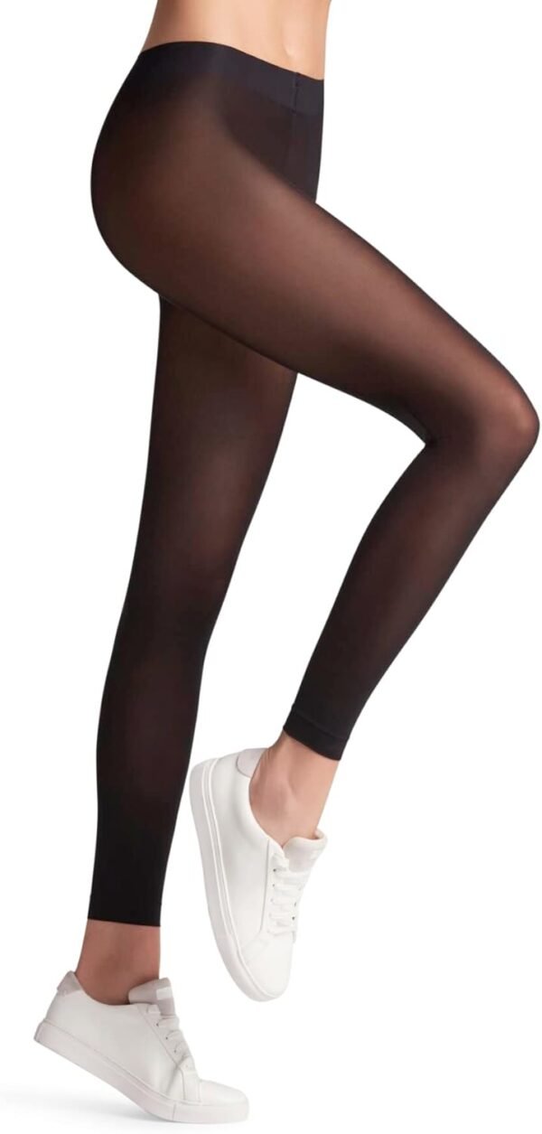 FALKE femme Matt Deluxe 30 DEN leggings transparents effet voile mats unis résistants ceinture large confort sans pression idéaux portés avec une robe ou jupe fil fin doux 1 paire