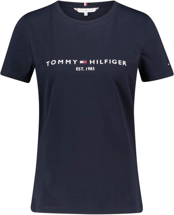 Tommy Hilfiger T-Shirt Manches Courtes Femme Heritage Col ras-du-cou – Image 2