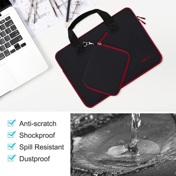 HSEOK 13-13,3 Pouces Housse pour MacBook Pro 14" M4/M3/M2/M1, Tous Les Modèles 13,3" MacBook Air/Pro, XPS 13/14, la Plupart des PC 13"-14" – Image 4