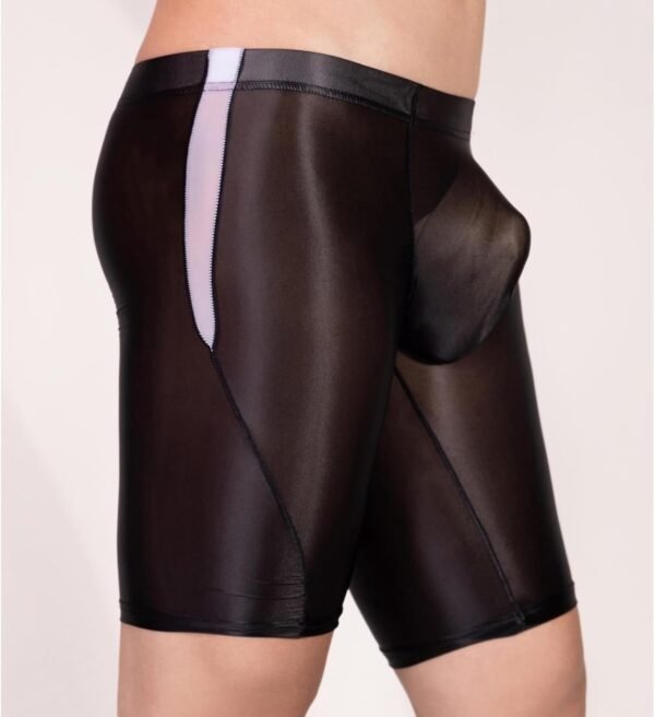 FEESHOW Hommes Shorts de Compression Shorts Transparents Moulants sous-vêtements Lingerie Sexy – Image 2
