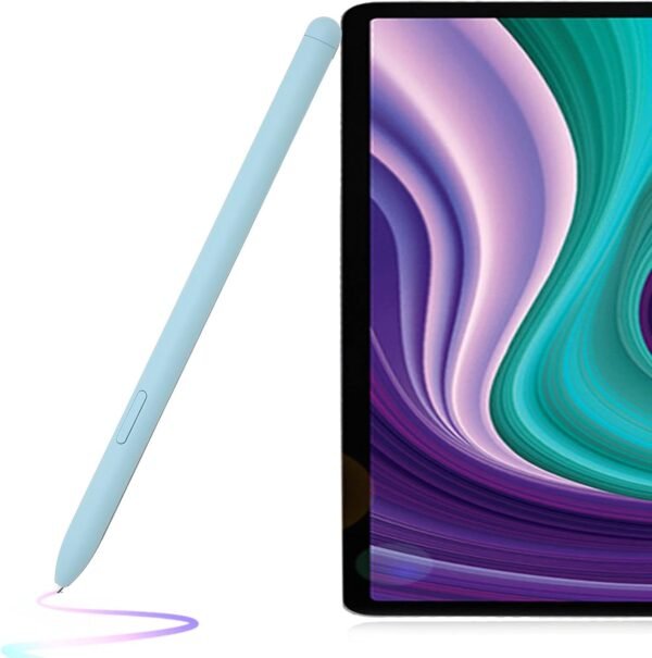 Tab S6 Lite, Stylet Tactile S Pen en Plastique Très Sensible avec 5 Embouts de Rechange pour Tablette SM P610 SM P615 (Bleu) – Image 3