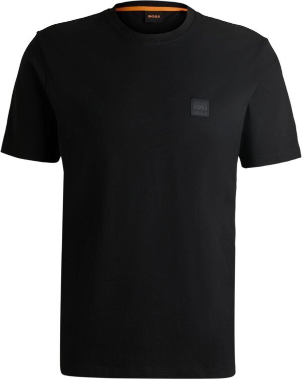 BOSS Hommes Tales T-Shirt en Jersey de Coton avec Patch Logo – Image 7