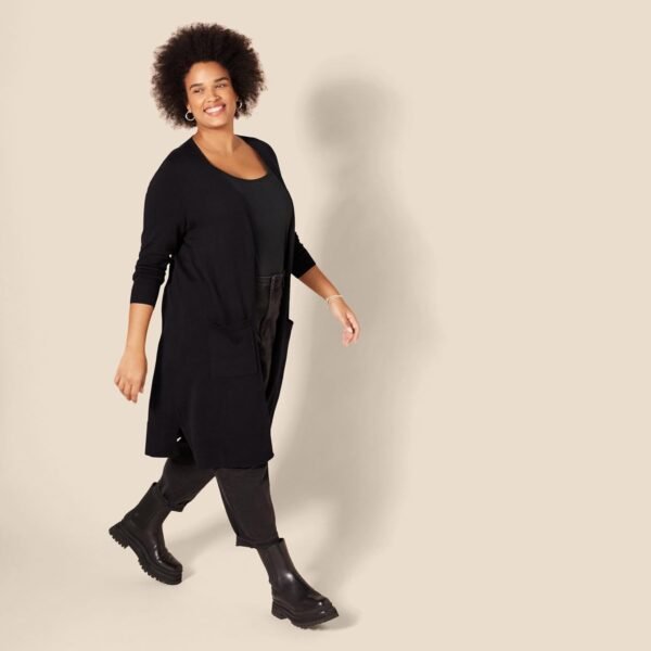 Amazon Essentials Cardigan Léger à Manches Longues et Ouvert sur Le Devant (Disponible en Grande Taille) Femme – Image 8