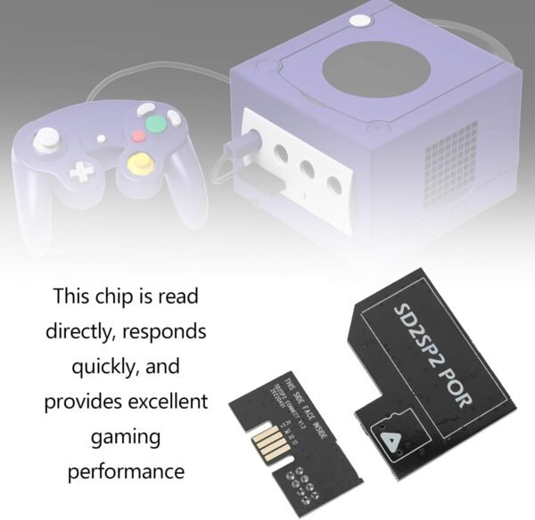 OTOTEC Lecteur de Carte de Stockage SD2SP2 Pro Lecteur de Carte Micro SD Adaptateur de Carte Mémoire Prend en Charge la Carte TF Compatible avec Gamecube (DOL-001) – Image 3