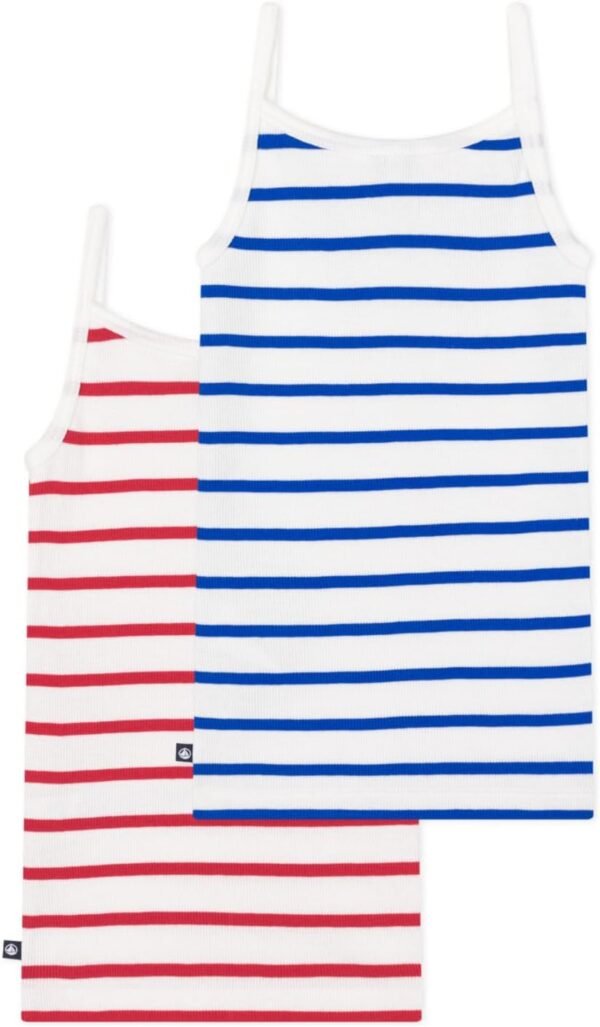 Petit Bateau Chemises Bretelles (Lot de 2) Fille – Image 2