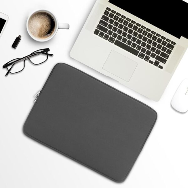 RAINYEAR Housse d'ordinateur Portable 16 Pouces Housse de Protection rembourrée Etui de Transport Compatible avec 16 Pouces MacBook M1 M2 M3 M4 Pro/Max A2141 A2485 A2780 A2991 A3403 A3186(Gris) – Image 5