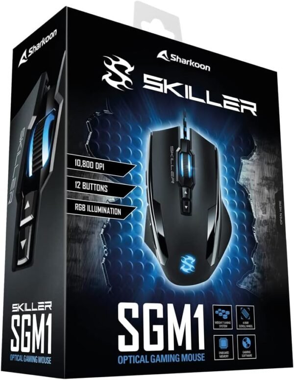 Sharkoon Skiller SGM1 Souris Gaming Noir – Image 7