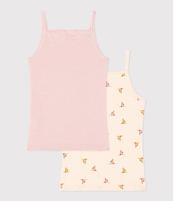 Petit Bateau Chemises Bretelles (Lot de 2) Fille – Image 2
