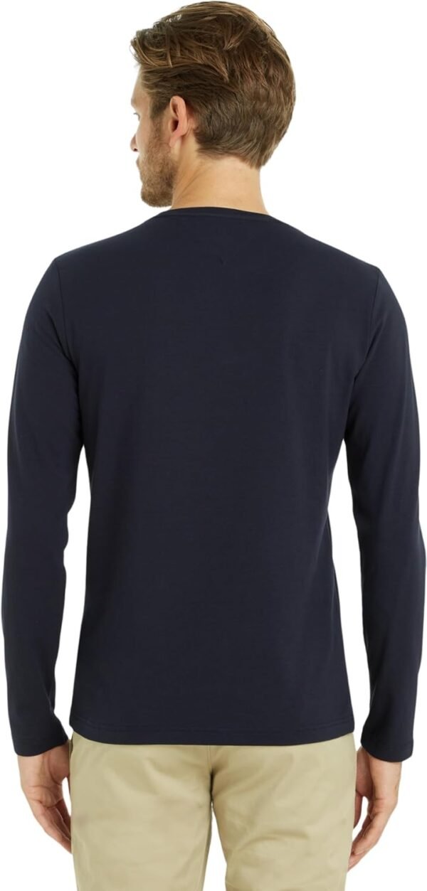 Tommy Hilfiger T-Shirt Homme Stretch Slim Fit Long Sleeve Tee Encolure Ronde – Image 2