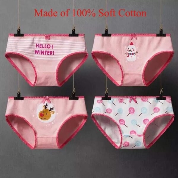 Kidear Série Enfants Culotte Culotte Culotte Enfant 12 Pièces sous-vêtements en Coton Doux pour Tout-Petit, âgés de 2 à 10 Ans – Image 2