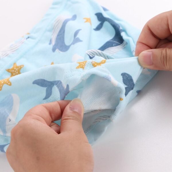 Allmeingeld Enfants Fille Lot de 5 Paires Slip 100% Coton Imprimé Sorcière Rose sous-vêtement Taille 2-9ans – Image 3