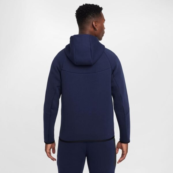 Nike Tech Windrunner HV0949-451 Sweat à Capuche avec Fermeture éclair sur Toute la Longueur, pour Homme, Obsidienne/Noir, Taille XS – Image 3