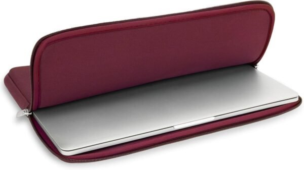 RAINYEAR 15,6 Pouces Housse pour Ordinateur Portable étui de Protection étui de Transport Housse de Poche à glissière Compatible avec 15,6 Pouces Ordinateur Portable Ultrabook Chromebook(Rouge) – Image 4