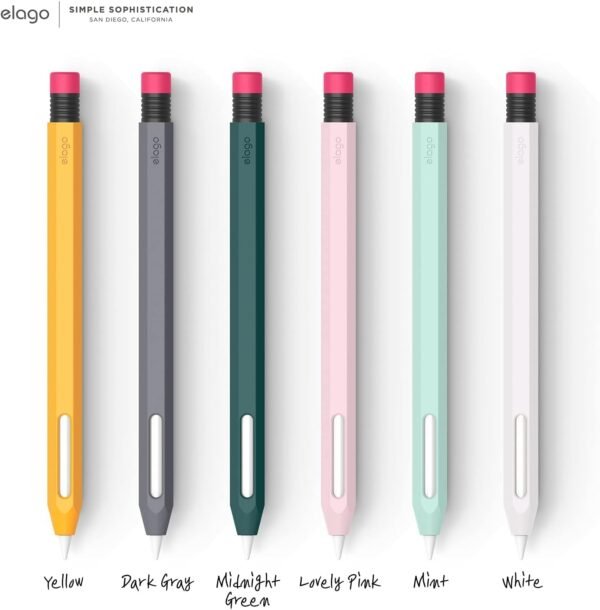 elago Coque Pencil Compatible avec Apple Pencil Pro & 2ème Génération Etui, Compatible avec la Charge Magnétique et Double Tap [Lire OBLIGATOIREMENT Les Instructions D'INSTALLATION] (Rose) – Image 8