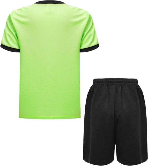 Oyolan Enfant Garçon Ensemble Sport Maillot et Short Football Basketball Survêtement Eté Uniforme Foot – Image 2