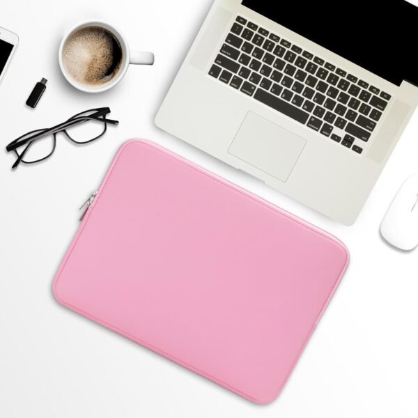 RAINYEAR Housse pour Ordinateur Portable Compatible avec Les Ordinateurs Portables 13,3 Pouces Tablet Chromebook 14 Pouces MacBook Pro/Max M4 M3 M2 M1 Housse de Protection Sac de Transport(Rose) – Image 6