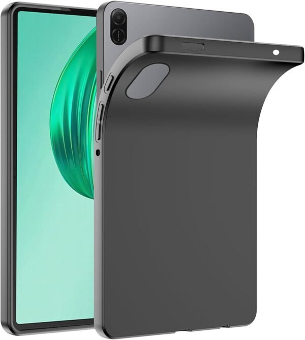 Coque pour Honor Pad X8a 11" 2024, Silicone TPU Souple Etui Housse Anti-Rayures Antichoc Case pour Honor Pad X8a - Noir