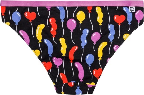 Dedoles Culotte Femme & Filles sous-vêtement Coton Beaucoup Designs Amusants Fleurs Licorne Teckel Ballons Pomme – Image 2