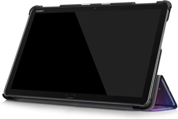 Acelive Slim Fit PU Cuir Étui Housse Coque avec Support Ultra-Mince et Léger et la Fonction Sommeil/Réveil Automatique pour Huawei Mediapad M5 Lite 10 10.1 Pouces – Image 2