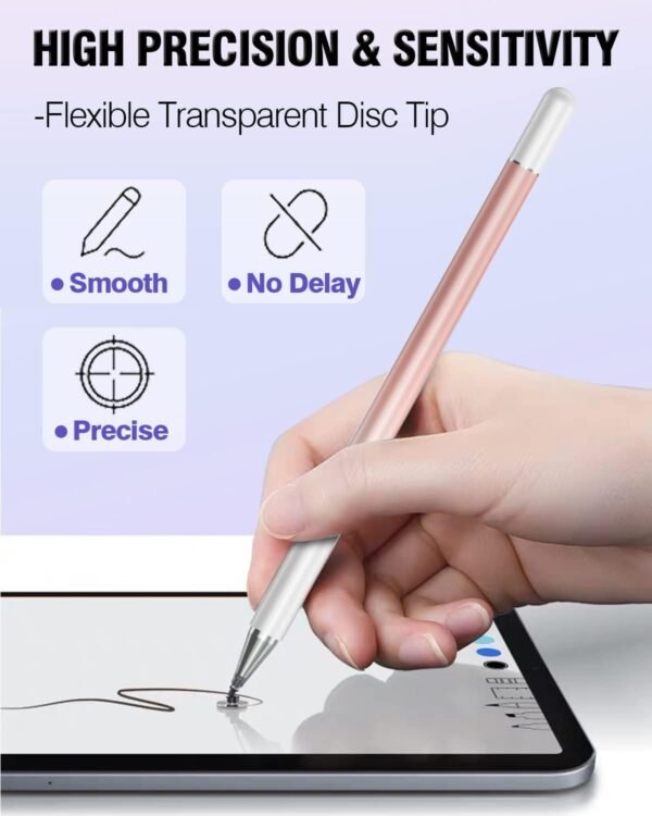 Stylet pour Tablettes Tactiles et Smartphones, Stylo pour Samsung/Xiaomi/Lenovo/iPhone/Tablette Tactile, Compatible avec iPad Pro/Mini/Air - 3 Pack, Haute Précision et Sensibilité – Image 5