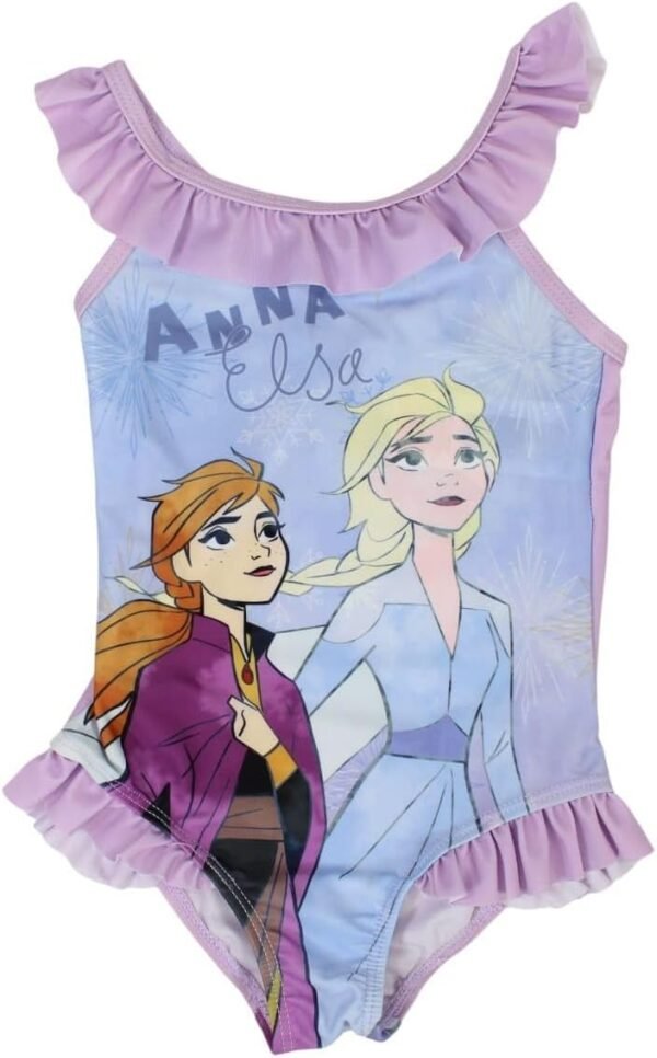 Disney Maillot de Bain Fille la Reine des Neiges Bikini (Lot de 2) Mixte Enfant