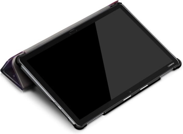 Acelive Slim Fit PU Cuir Étui Housse Coque avec Support Ultra-Mince et Léger et la Fonction Sommeil/Réveil Automatique pour Huawei Mediapad M5 Lite 10 10.1 Pouces – Image 4